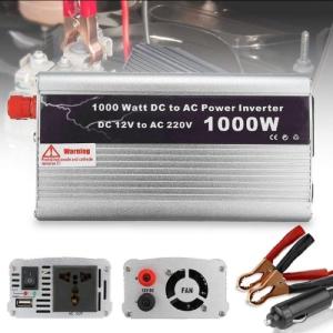 DC 12V to AC 220V Power Inverter - 1000 Watts