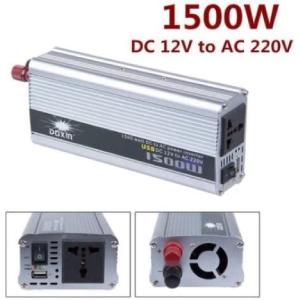 DC 12V to AC 220V Power Inverter - 1500 Watts