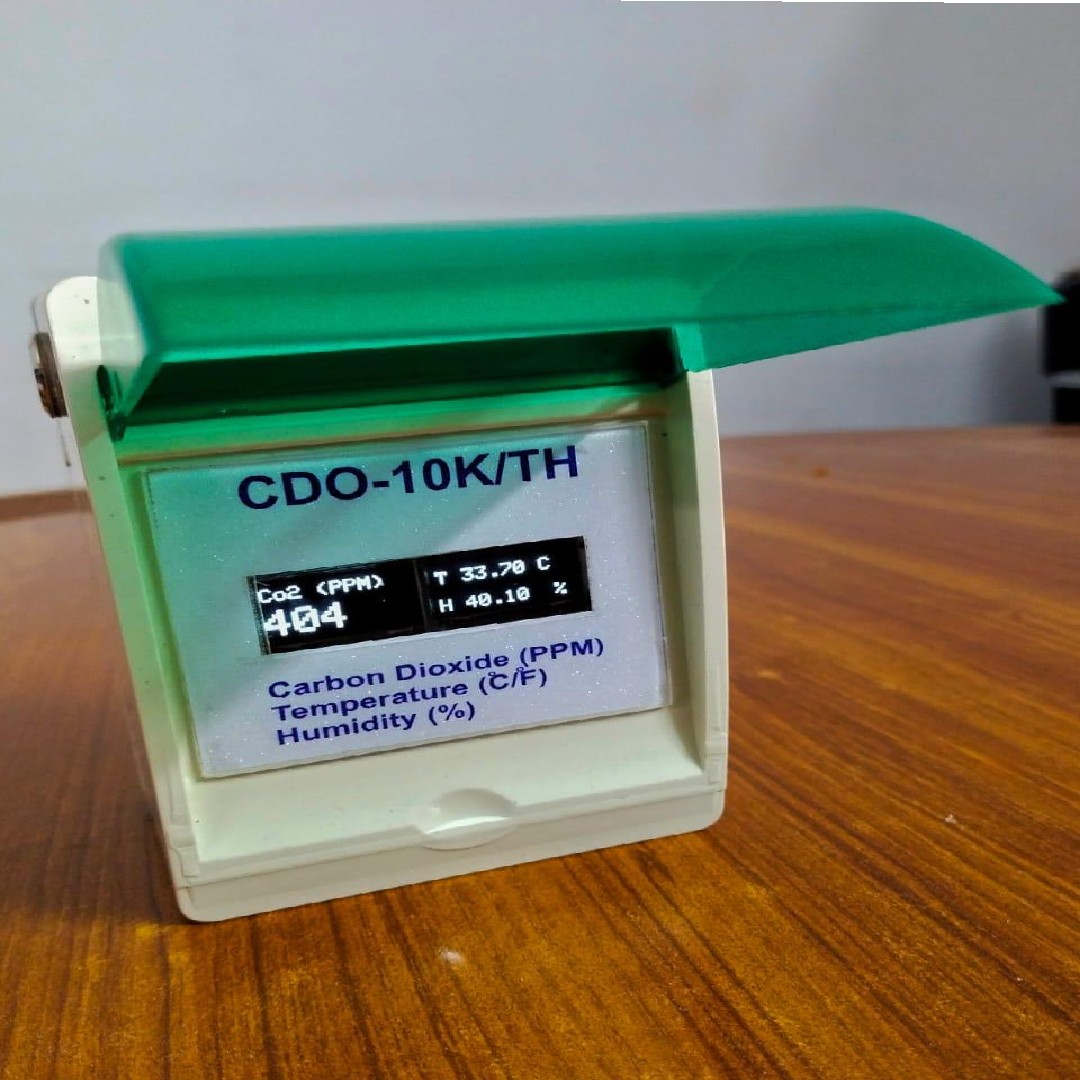 10,000-PPM Carbon-Dioxide, Temperature & Humidity Monitor - Image 2