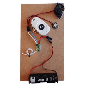 Wireless Security Alarm Working Model Project