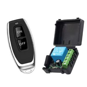 433Mhz Remote Control Wireless Switch DC 12V 1CH RF 10A Relay Receiver Mini Module Remote Control for Gate LED Garage Door