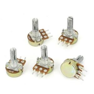 10K Ohm 3-Pin Rotary Potentiometer 10K OHM B10K Variable Resistors Single Turn Potentiometer