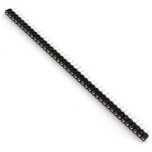40 Pin 2.54mm Single Row Round Female Pin Header Strip