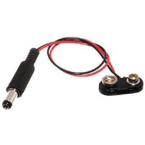 9v Battery Snap Connector To Dc Male Power Adapter Cable